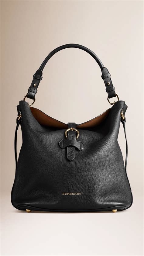 burberry medium calf leather hobo|burberry hobo handbags.